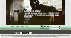 Desktop Screenshot of greyzone-concerts.de